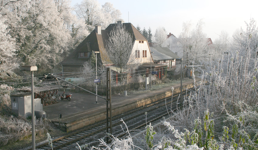 Hbf. Borgeln im Winter